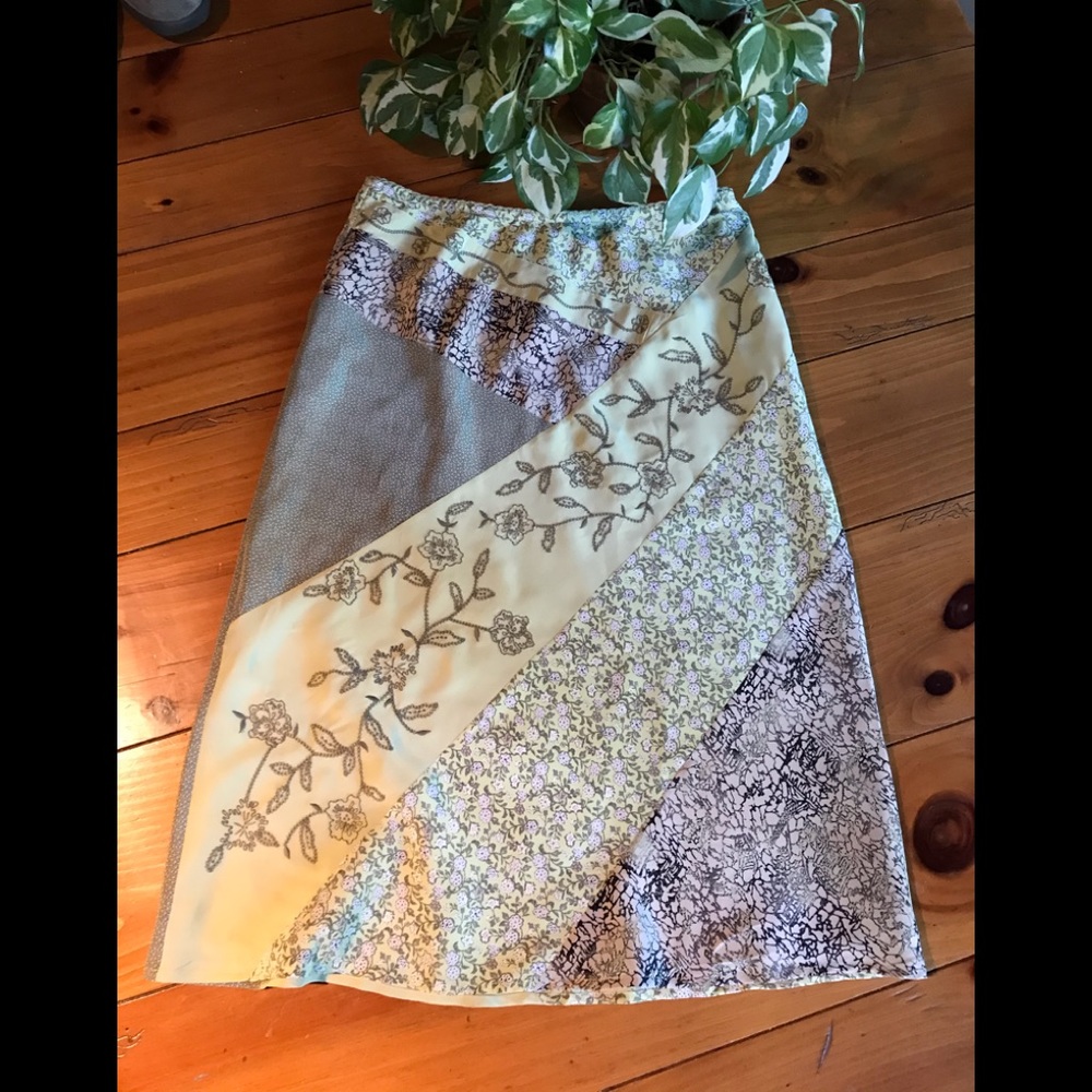J. Jill Silk Skirt